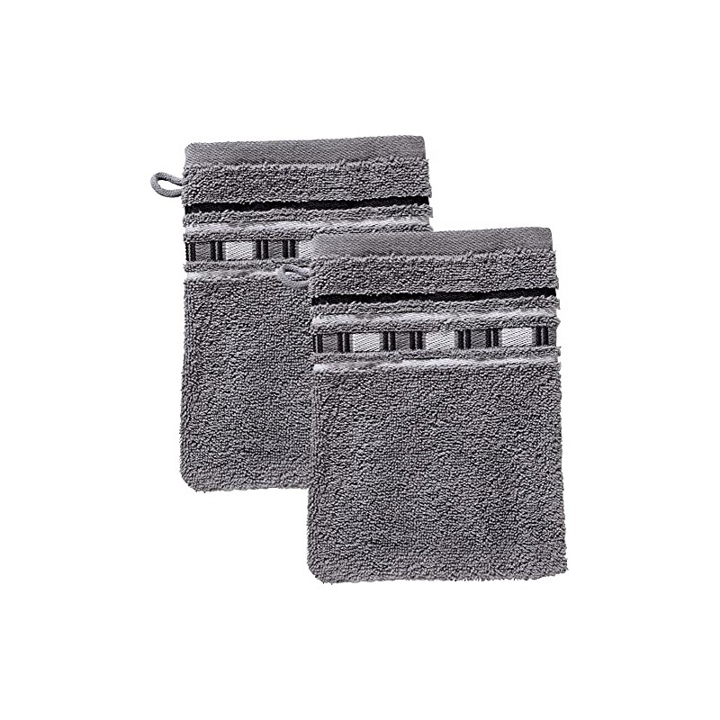 Erwin Müller Wash Mitt, Wash Cloth, Pack of 2, Achern