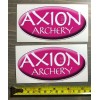 Axion Archery 2 Axion Archery Sticker Decal Pink Bow Hunting Deer Camping Tools