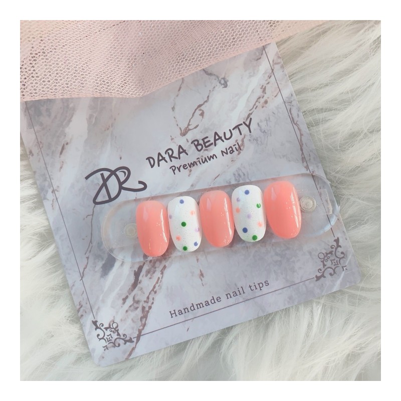Next day delivery⭐Pastel dot nails⭐ / 다음날발송⭐파스텔 도트네일⭐