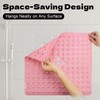 Non Slip Bathroom Floor Mat for Inside Shower, Square Bath