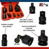 ATE Pro. USA - 8pc Impact Socket Adapter Reducer Set,