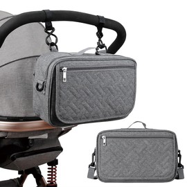 MOMIGO Baby Diaper Caddy Bag with Changing Pad - Diaper Caddy Tote Baby Stroller Bag Nursery Storage Bin for Diapers, Wipes & Toys Mini Diaper Bag for Outdoor