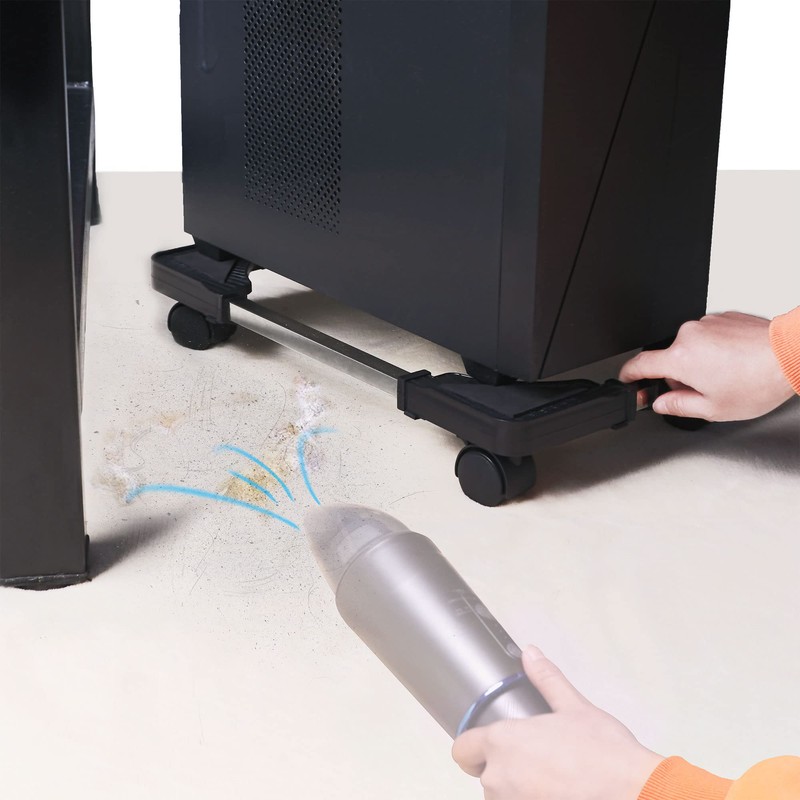 UCandy Computer Tower Stand Cpu Holder Stand With 4 Mute