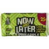 Now and Later Pineapple Flavored Candy Twenty Four 6-piece .93