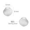 SOFIA MILANI - Women's Earrings 925 Silver - Shell Stud