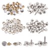 Rustark 120 Pcs Sliver Fastener Screw Snaps Boat Canvas Cover