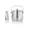 Leopold Vienna Ice Bucket, Stainless Steel Silver, 14.9 x 20.5