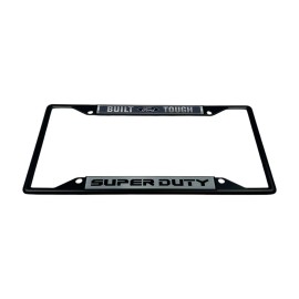 Ford Built Ford Tough Super Duty Black License Frame
