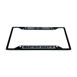 Ford Built Ford Tough Super Duty Black License Frame