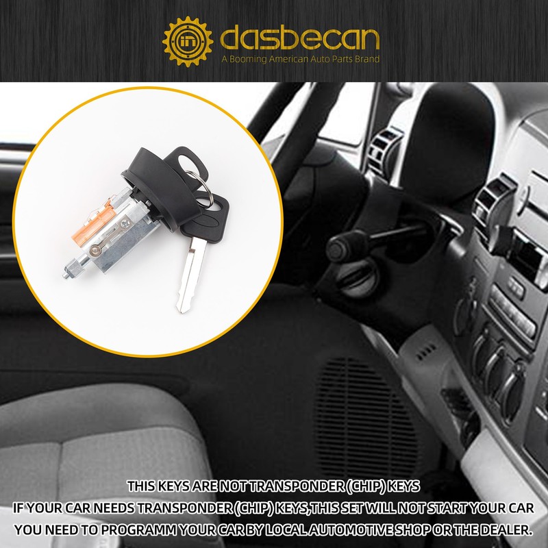 Dasbecan Door Lock Cylinder & Ignition Switch with Key Set