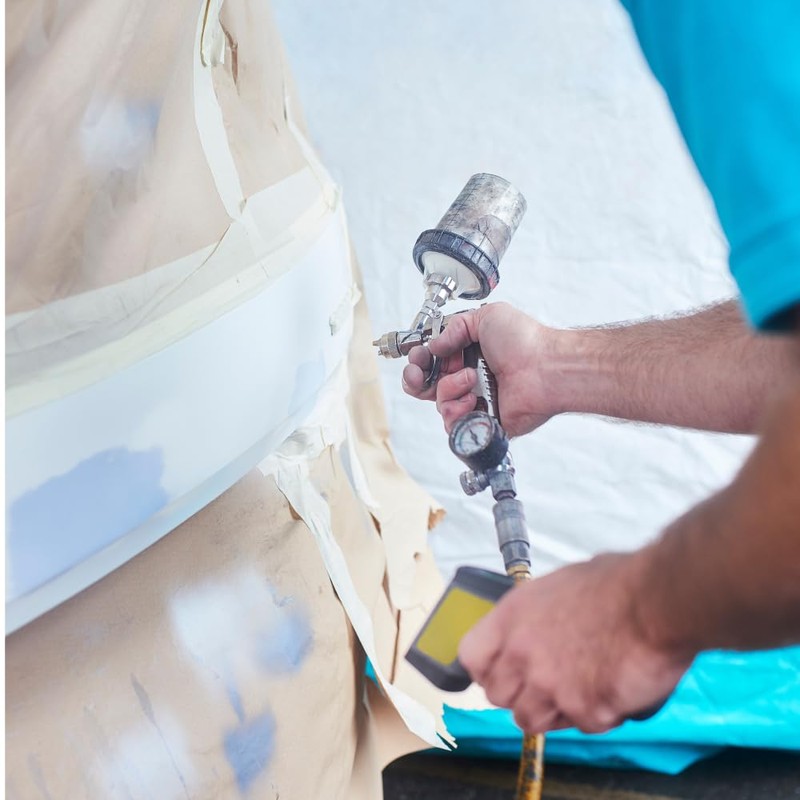 LAUCO Disposable Paint Spray Gun Cups Liners and Lid System