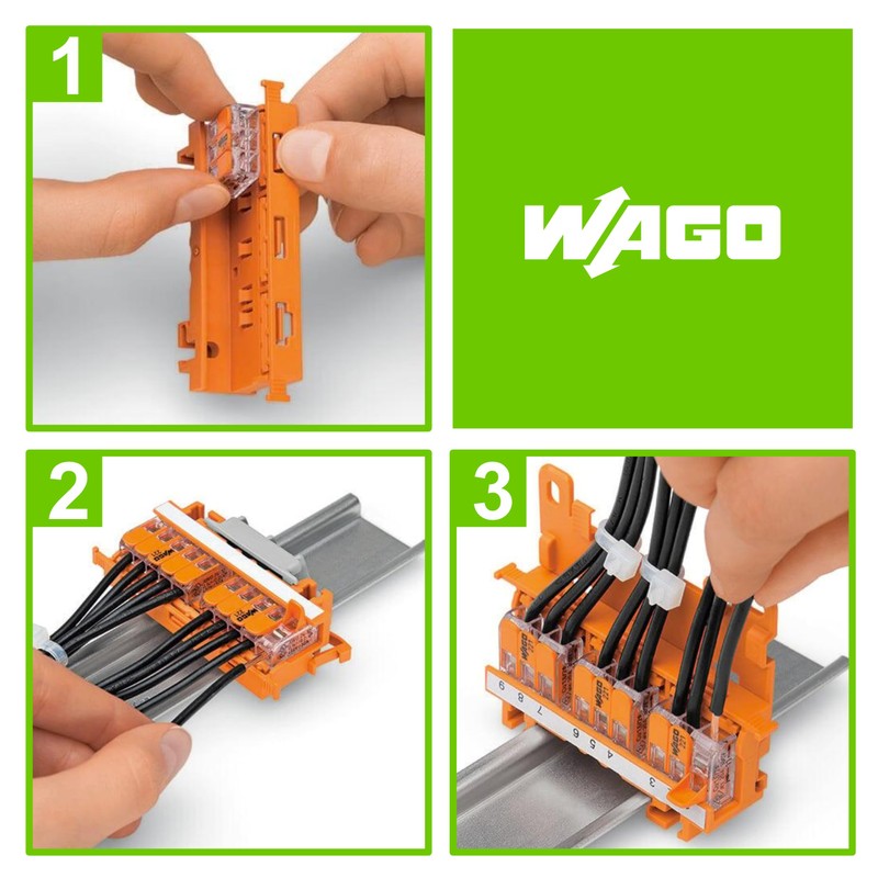 WAGO Mounting Adapter 221-510 | Mounting Adapter Series 221 (6