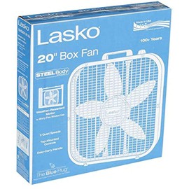 Impress IM-720BX 3-Speed Box Fan, 21 x 5 x 21, White