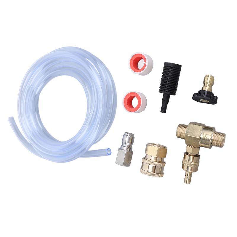 High Pressure Washer Chemical Injector Kit 3/8 Inch Connector Adjustable