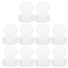 10piezas Cajas Portátiles Para Chupetes Recién Nacidos Estuche De Pp Hebilla De Usar