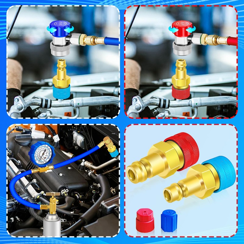 R1234yf to R134a Adapter, 1234yf to 134a Adapter Kit, R1234yf