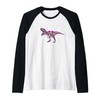 Tyrannosaurus Rex T-Rex Dino Dinosaur Raglan Baseball Tee