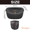 Cicogna Bicycle Basket Front Cover, Waterproof, Rain, 2 Tier Type,