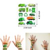 ATSMOICY 290 Pieces Garbage Truck Temporary Tattoo - Rubbish Truck
