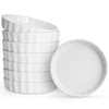 Foraineam Set of 8 Pieces Porcelain Shallow Ramekins, 5 Ounce