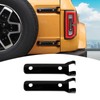 PDKLIN for Bronco Tailgate Hinge Cover Trim Black for Ford