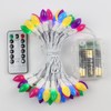 HUGSVIK Easter Lights Battery Operated, 50 LED 17FT Easter Pastel