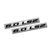 ERPART 6.0 LS2 Black on Silver Highly Polished Real Aluminum