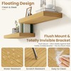 FLYJOE 24 Inch Long Floating Shelves for Wall Set of