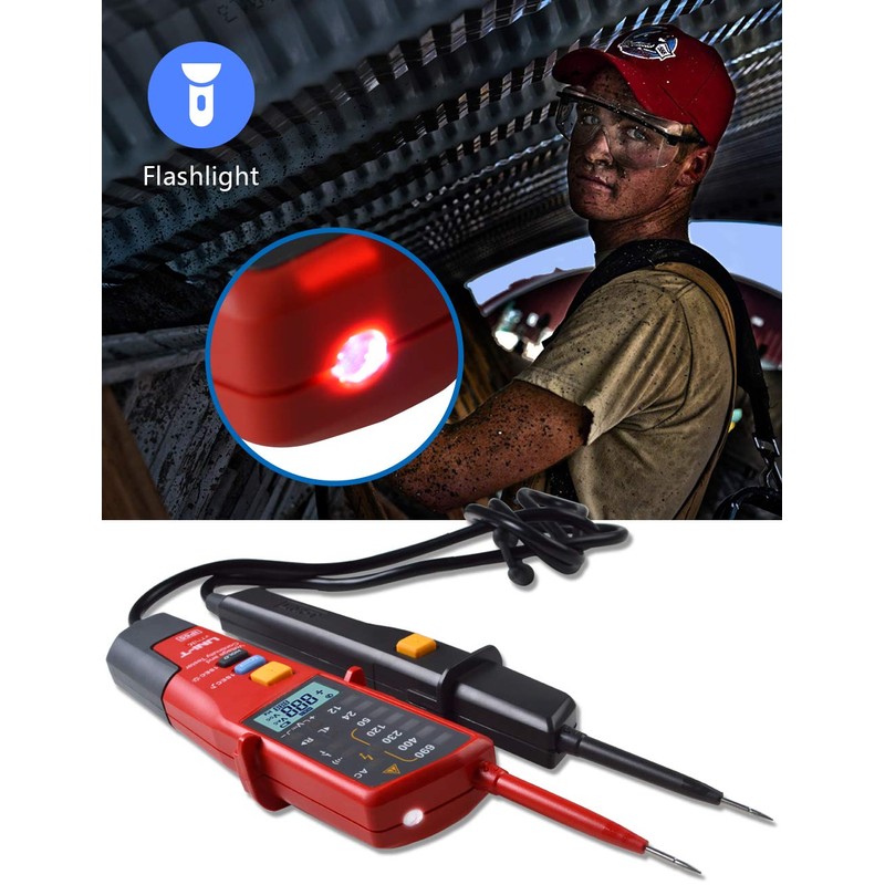 UNI-T UT18C Digital Voltage & Continuity Tester Auto Range fr