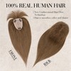 S-noilite Hair Toppers for Women Real Human Hair, 100% Human