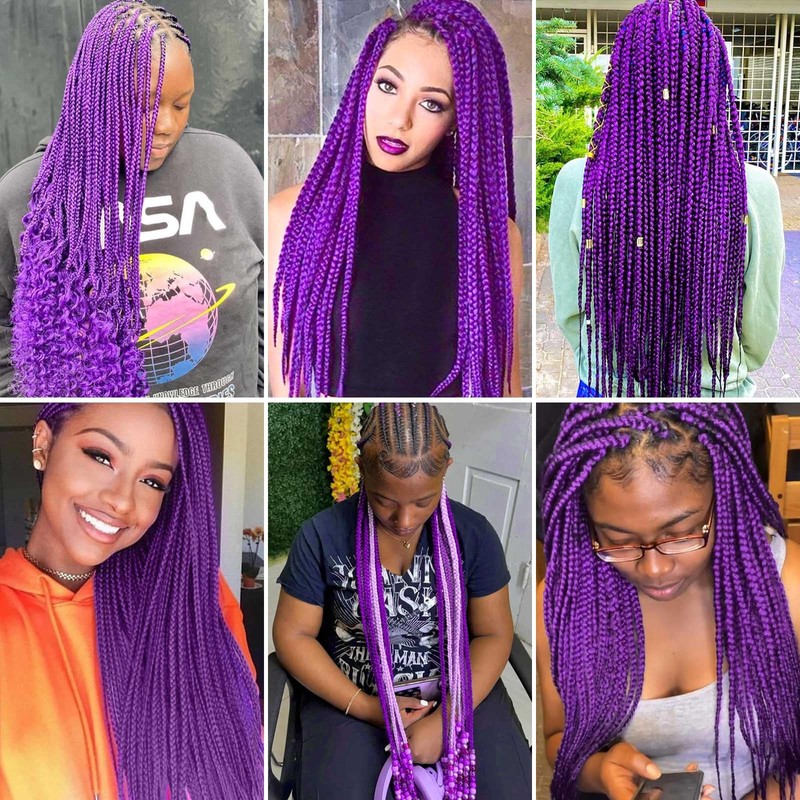 Braiding Hair Pre Stretched for Women Hair Extensions Box Braids