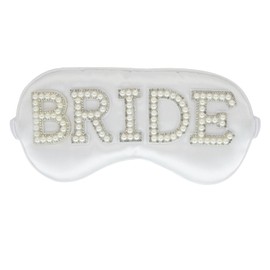 Bride Sleep Eye Mask Pearls Eye Mask Bride to Be Gifts Soft Bridal Blindfold Eye Cover for Sleeping Wedding Bachelorette Hen Party Y7ZZXNYZ