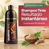 Shampoo con Tinte Instantáneo Cubre Canas Natural 500ml Ingredientes Naturales