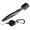 Golf Club Brush and Club Groove Cleaning Brush Nylon Steel
