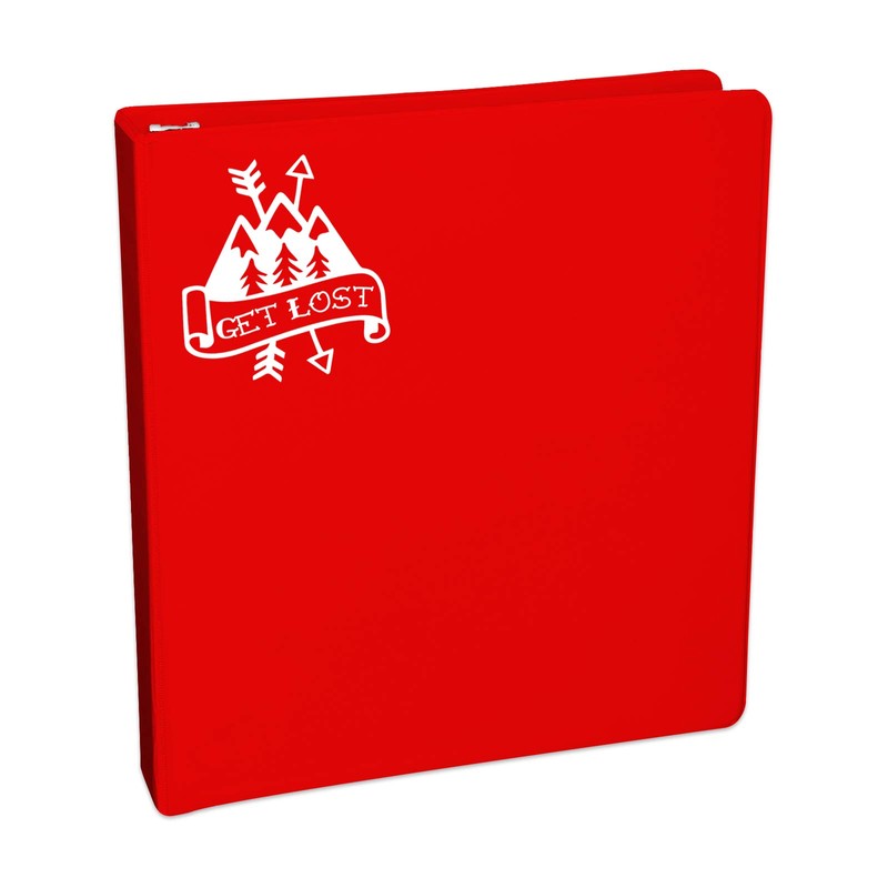 Bargain Max Decals Get Lost Mountains Sticker Decal Notebook Car