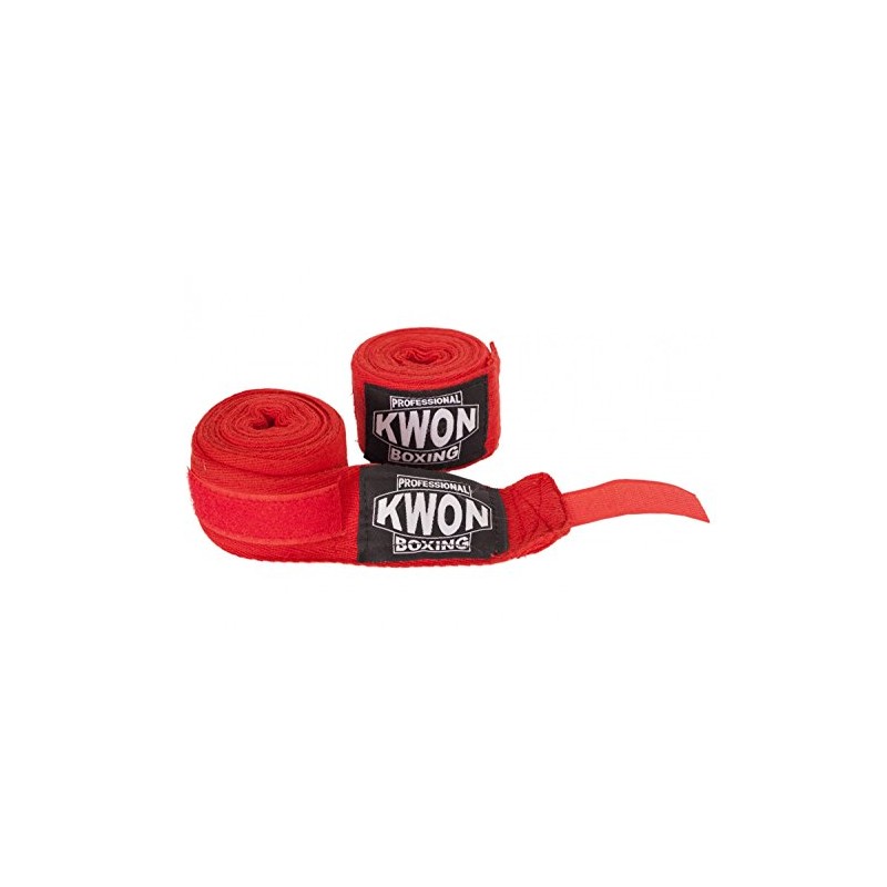 Kwon Boxing Bandage 5 m, Colour: Red