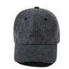 FREEBIRD99 Men's Woolen Baseball Cap Winter Warm Wool Short Bill
