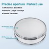 3 Pack 304 Stainless Steel Mesh Lab Sieves, 200mesh 0.075mm,