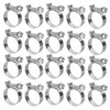 20PCS Hose Clamp Mini Stainless Steel Screw Hose Clip for