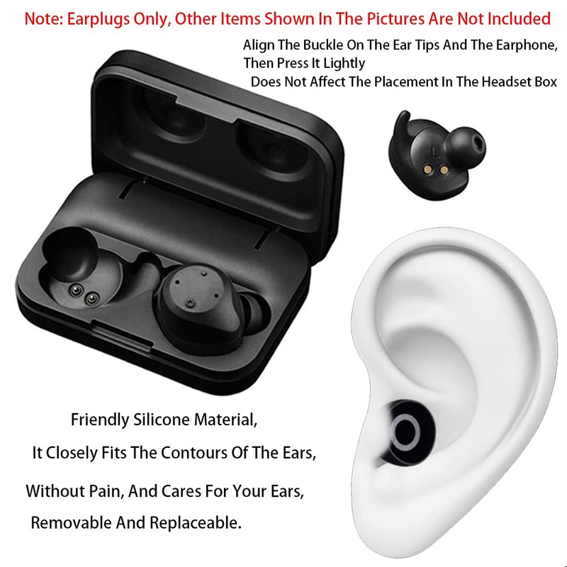 DMZHY Earbud Tips Replacement Earbud Tips Earbud Replacement Tips Ear