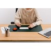 Miwax MX-6230-BK Desk Mat, Synthetic Leather, Black