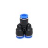 IQS pneumatic Y-piece 12 mm compressed air connector, 3-way connector,
