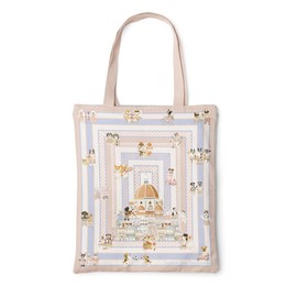 JARDIN DES FONTAINES Tote Bag for Women with Interior Pocket Reusable Tote Shoulder Bag Casual Bag for Work,Shopping,Vacation,Gym (Dog Piazza)