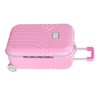 Ailgely Baby Suitcase Toy Cute Plastic Rolling Suitcase Mini Luggage