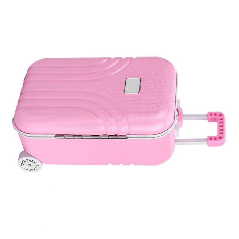 Ailgely Baby Suitcase Toy Cute Plastic Rolling Suitcase Mini Luggage