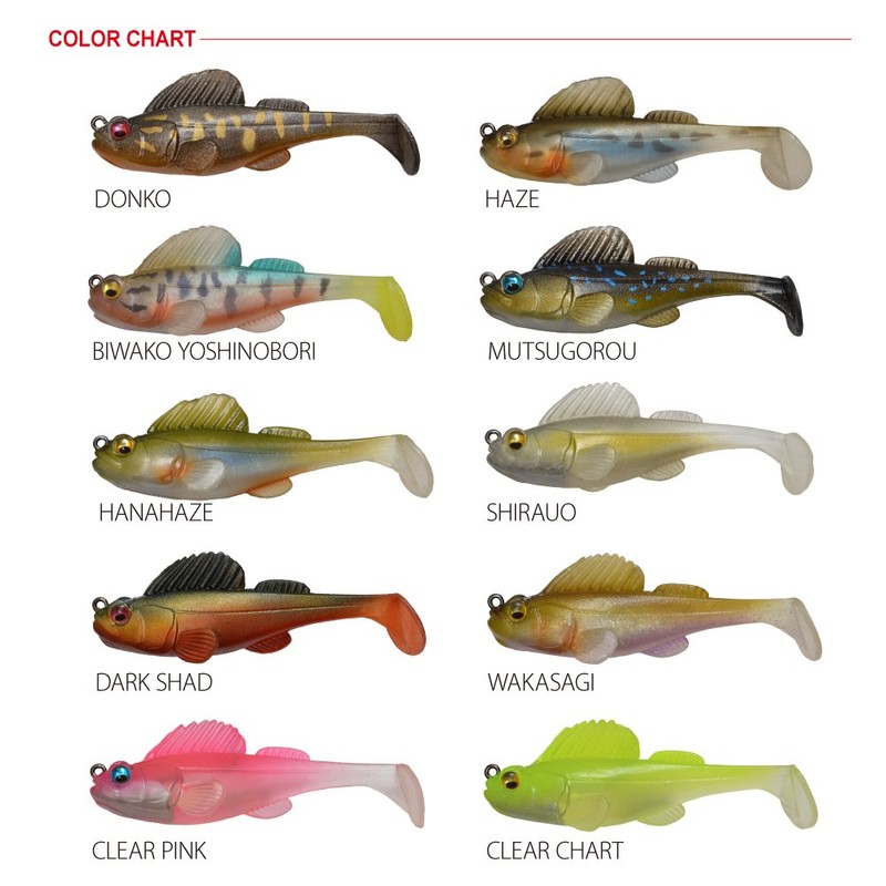 メガバス(Megabass) ワーム ダークスリーパー 2.4インチ 1/4oz シラウオ