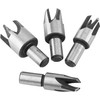 Bestgle 8 Pcs Wood Plug Cutter Cutting Tool Carbon Steel