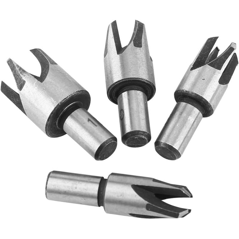 Bestgle 8 Pcs Wood Plug Cutter Cutting Tool Carbon Steel