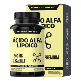Ácido Alfa Lipóico (ala) 600mg Por Cápsula, Potenciado Con Cúrcuma (curcumina) |Curcuma Capsulas - Antioxidante - Alpha Lipoic Acid | Curcuminoides | Vitaminas Mujer / Hombre - 60 Cápsulas Veganas