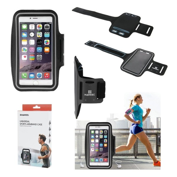 DFV mobile - Professional Reflective Neoprene Waterproof Sports Armband Compatible